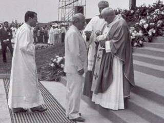 Visita do Papa João Paulo II a Campo Grande. (Foto: Roberto Higa)
