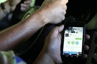 O aplicativo Uber gera polêmica mesmo dentre os taxistas (Foto - Marcos Ermínio)