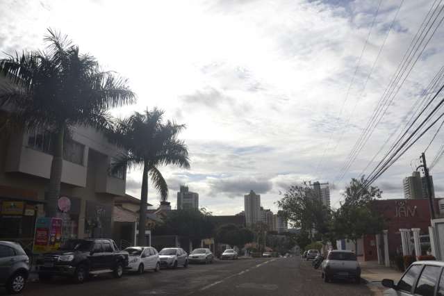 Quinta-feira de c&eacute;u nublado e previs&atilde;o de chuva em Campo Grande