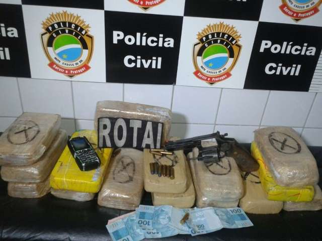 A&ccedil;&atilde;o conjunta entre Pol&iacute;cias resulta na pris&atilde;o de dois traficantes em Coxim