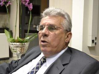 Presidente do TCE-MS, Cícero de Souza voltou a criticar cortes no FPM e FPE (Foto: Nicholas Vasconcelos)