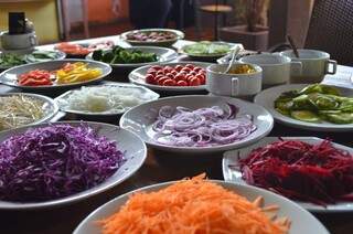 Os pratos são montados com variedades de ingredientes que somam ao sabor, a necessidade de nutrientes para uma alimentação saudável: Foto divulgação