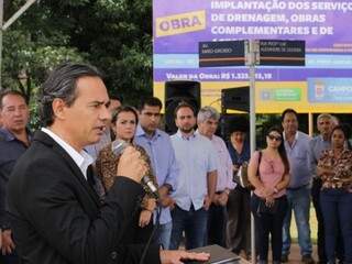 Marquinhos Trad (PSD), prefeito de Campo Grande. (Foto: André Bittar/Arquivo).