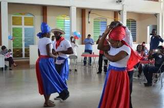 O gingado da dança haitiana.