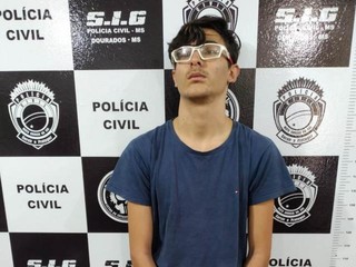 Antonio Augusto Freire de Carvalho Souza foi preso pelo SIG em Dourados (Foto: Divulgação)