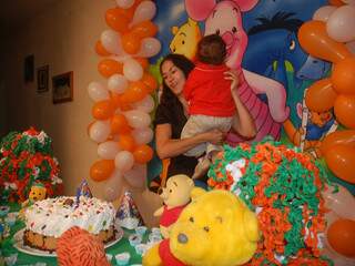 Em 2011, Sônia fez festa para comemorar 1 ano de Bruninho.