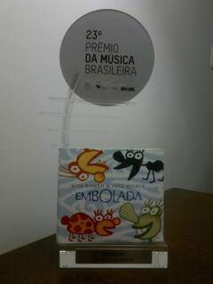 Embolada levou o primeiro lugar na categoria disco infantil