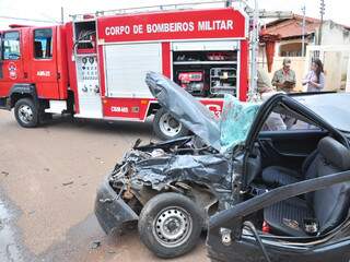 De janeiro a abril, foram registrados 2.616 acidentes de trânsito na Capital. (Foto: João Garrigó - 19/02)
