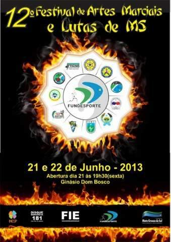 Abertura de Festival de Artes Marciais e Lutas de MS acontece hoje