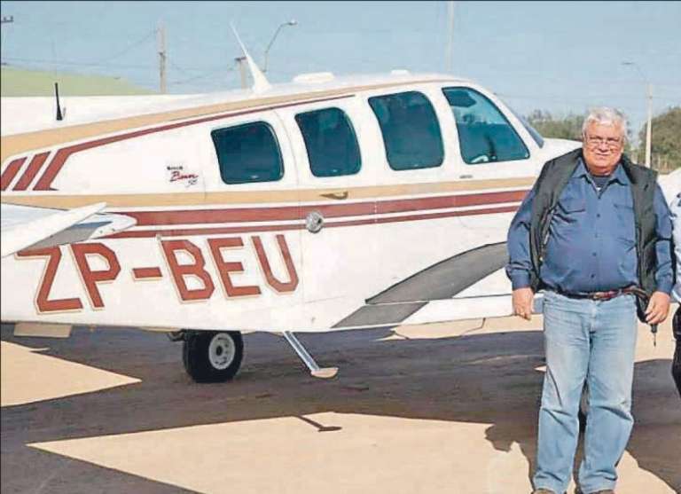 Piloto Gerardo Cayetano López Zárate, de 71 anos.