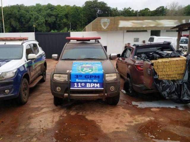 Adolescentes s&atilde;o perseguidos na BR-060 e pegos com 1 tonelada de droga 