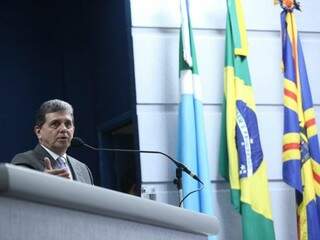 Rocha foi reeleito, pela terceira vez para presidência da Mesa Diretora (Foto: Aline dos Santos)