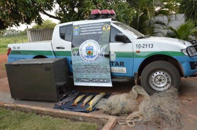 Em dois meses de piracema, PMA apreendeu 743 kg de pescado