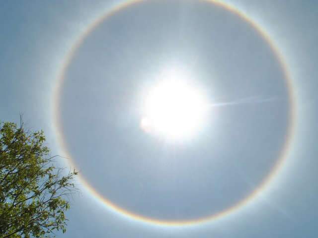  Popula&ccedil;&atilde;o de Nioaque parou para ver fen&ocirc;meno meteorol&oacute;gico