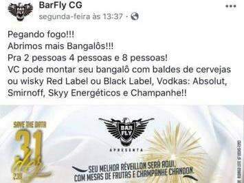 Queima de fogos causa inc&ecirc;ndio no Barfly durante festa de R&eacute;veillon