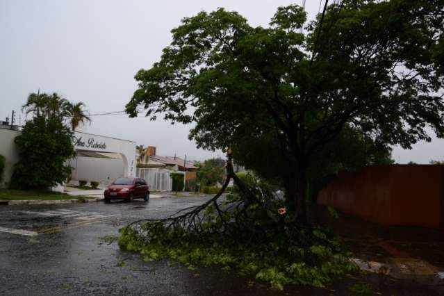 Ventos acima de 80 km/h atingem nove munic&iacute;pios nesta madrugada