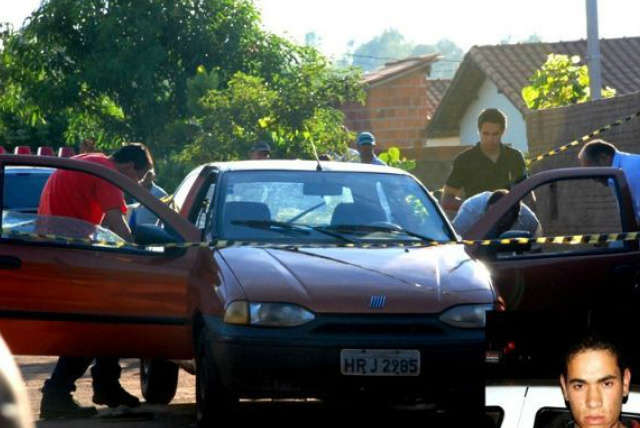  Preso do semiaberto &eacute; morto a tiros na frente da fam&iacute;lia em Navira&iacute;