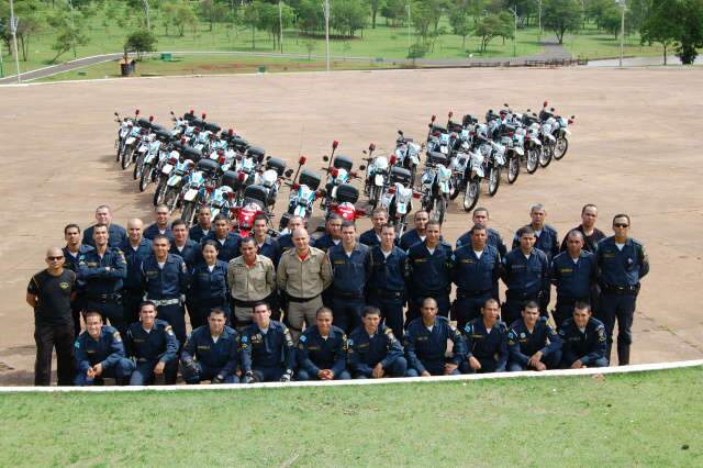  Ciptran conclui curso e realiza formatura de motociclista batedor