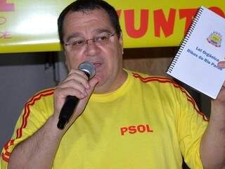 João Alfredo é candidato do Psol ao governo de MS. (Foto: Arquivo 90 FM)