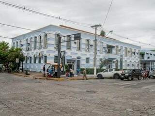 Cento e doze pacientes estão internados na Santa Casa, incluindo CTI (Centro de Tratamento Intensivo) e maternidade da Santa Casa de Corumbá. (Foto: Diário Corumbaense) 
