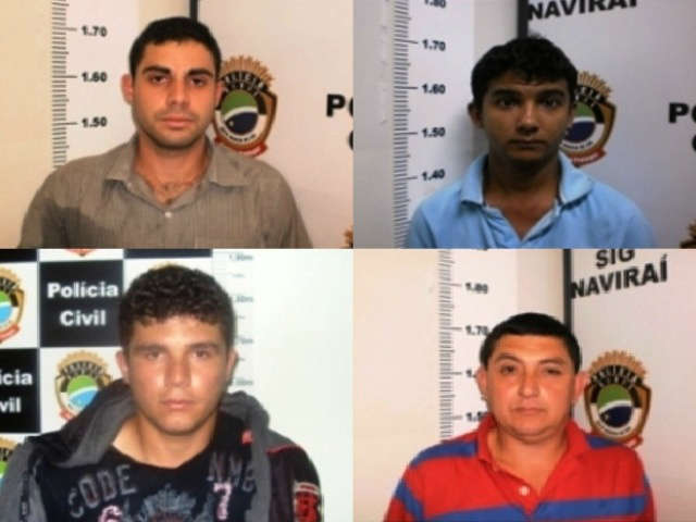  Pol&iacute;cia apresenta integrantes de quadrilha que sequestrou empres&aacute;rio em Navira&iacute;