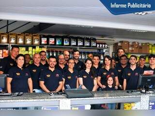 Equipe da Campolub, empresa com mais de 5 anos no mercado. (Foto Alcides Neto)