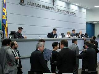 Vereadores da Câmara Municipal de Campo Grande aprovaram nesta terça-feira (16) lista de propostas . (Foto: Izaias Medeiros)