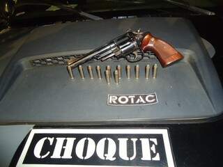 Arma apreendida pela Rotac. Foto: Divulgação PM