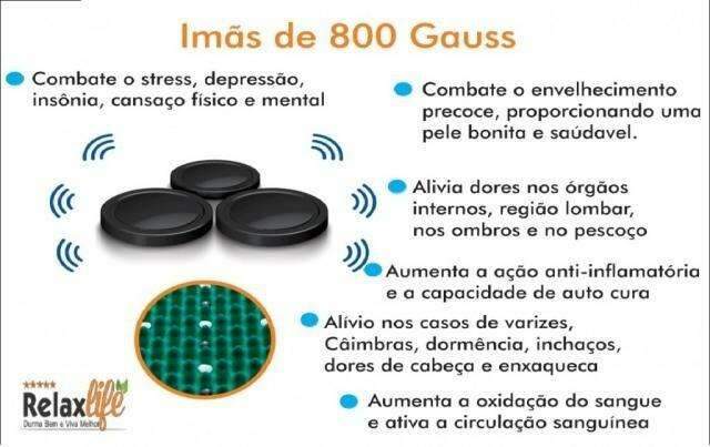 Feirão Relax Life vende colchão magnético a R$ 1.590 em 12 vezes