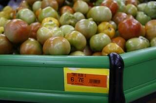 Tomate está entre os alimentos mais caros de fevereiro. (Foto: Cleber Gellio)