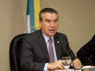 Presidente da CPI da JBS, deputado Paulo Corrêa.
(Foto: Wagner Guimarães/ALMS).