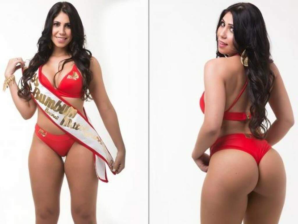 Com Cm De Circunfer Ncia Miss Bumbum De Ms Pede Votos Para Ganhar Nacional Comportamento