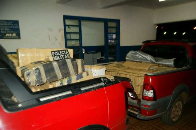 Pol&iacute;cia apreende maior carregamento de maconha do ano em Caarap&oacute;