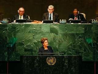 Dilma durante discurso na abertura da assembleia da ONU (Foto: Roberto Stuckert Filho/Presidência/Arquivo)