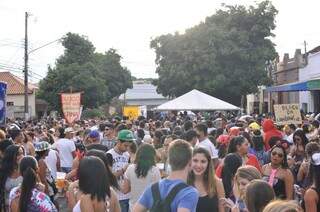 Cordão Valu arrasta multidão neste sábado de carnaval (Foto: Alcides Neto)