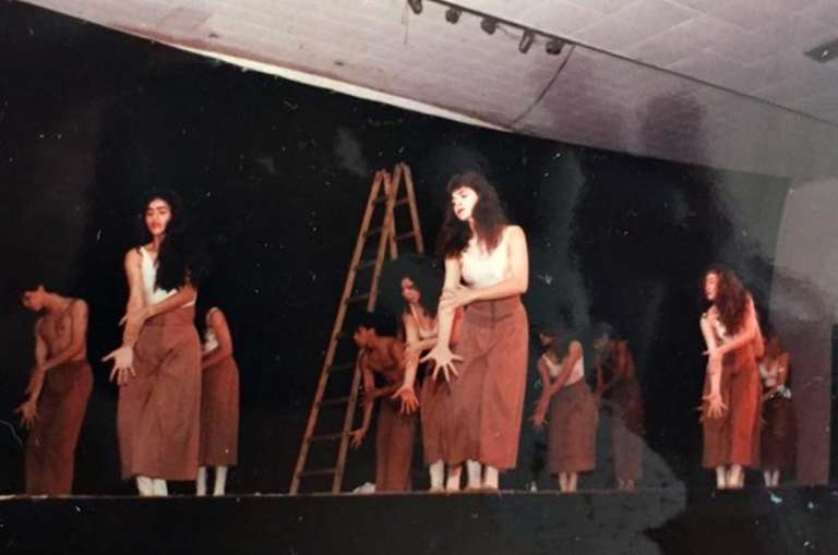 Primeiro espetáculo de dança contemporânea do Ginga, em 1989. (Foto: Arquivo Pessoal)