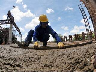 Construção civil foi o setor que mais reduziu número de empregos em MS (Foto: Divulgação)