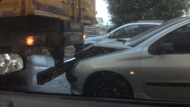 Forte temporal na Capital atinge 21,25mm e causa acidente em avenida