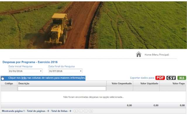 Prazo termina dia 6, mas prefeituras de MS continuam sem transpar&ecirc;ncia