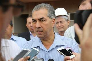 Reinaldo participa de evento com governadores, em Goiânia (Foto: Marcos Ermínio)