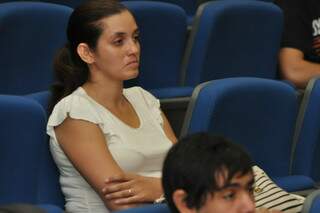 Patrícia Ribeiro, mãe de Miguel, acompanhou o julgamento. (Fotos: Marlon Ganassin)