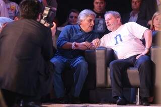 Delcídio contou com a presença de Lula no ato de homologação de sua candidatura ao governo (Foto: Marcelo Vitor)