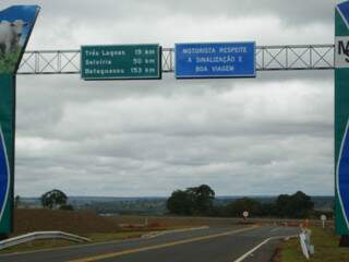 Pelo projeto, MS 112 pode ser uma das estradas que passarão a ser federais. (Foto: Divulgação)
