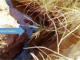 Processo erosivo surgiu devido à remoção da vegetação. (Foto: Divulgação)