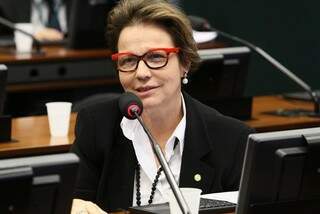 Tereza Cristina adiantou que sua posição é favorável a cassação de Cunha (Divulgação)