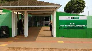 Reforma de escola foi entregue nesta 4ª feira na Vila Bordon. (Foto: Mayara Bueno)