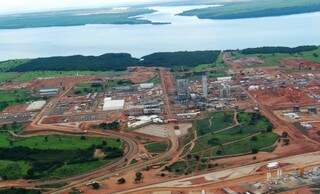 Vista aérea do complexo industrial (Foto: Ricardo Ojeda)