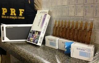 PRF apreende na BR-163 botox vindo do Paraguai com destino a S&atilde;o Paulo 