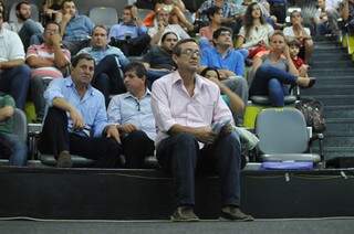 João Novais (à esq.), do Fundo Setorial do Audiovisual, e  o jornalista Bosco Martins (dir.) diretor das emissoras do Estado (Foto: Alcides Neto)