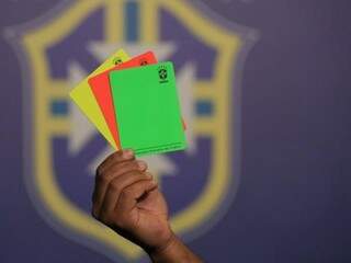 Cartão verde, que será mostrado para jogadores que tiverem atitudes de fair play (Foto: Lucas Figueiredo/CBF)